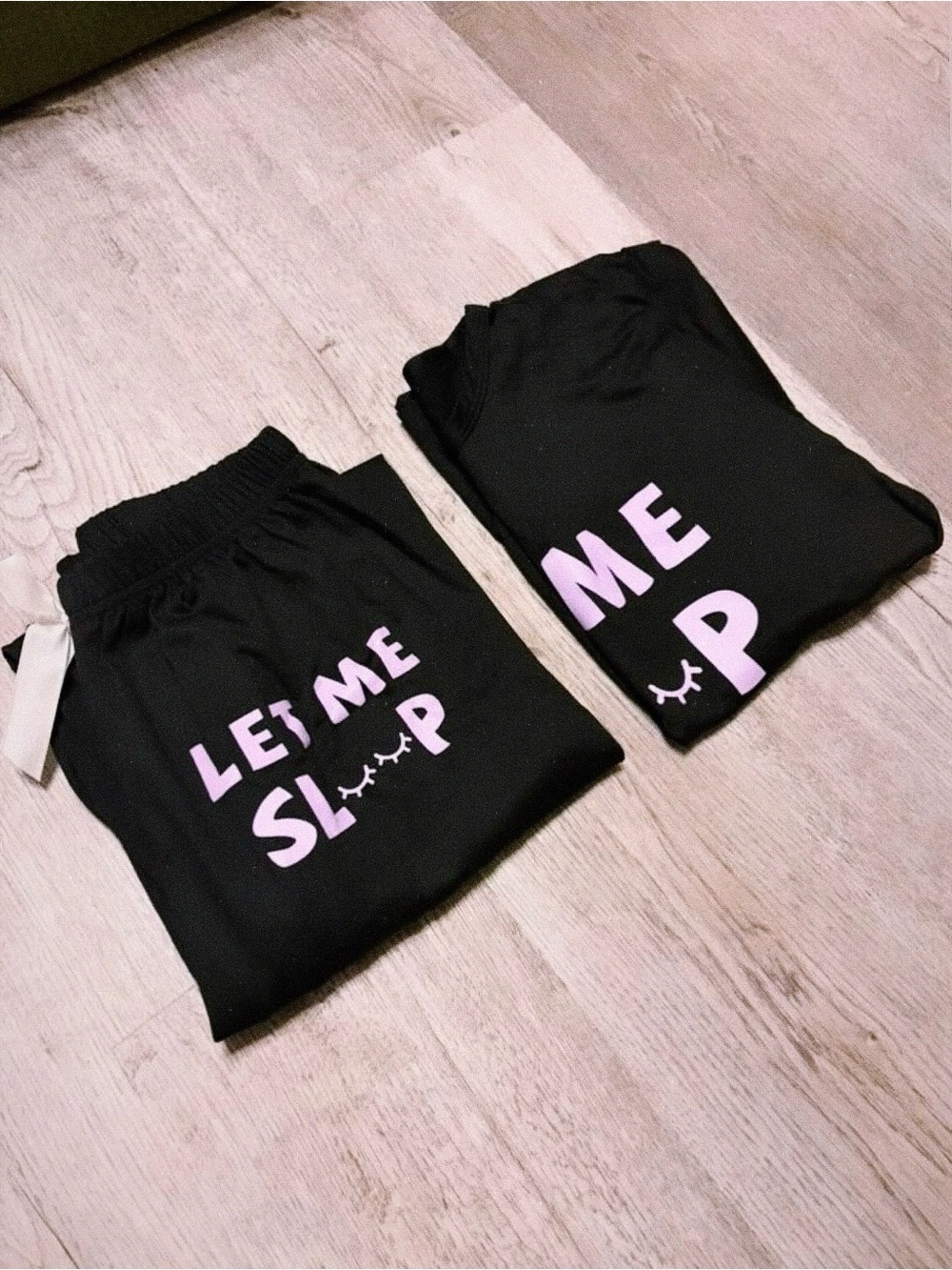 Brand New “Let Me Sleep” Pajama Set